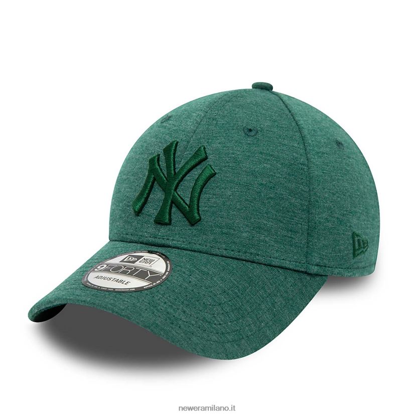 New Era Z282J21485 New York Yankees maglia tono su tono verde scuro 9forty cappellino regolabile