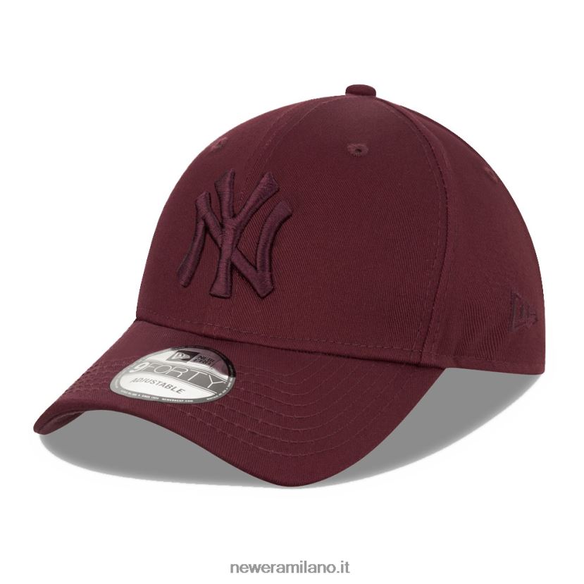New Era Z282J21504 cappellino snapback marrone dei New York Yankees 9forty