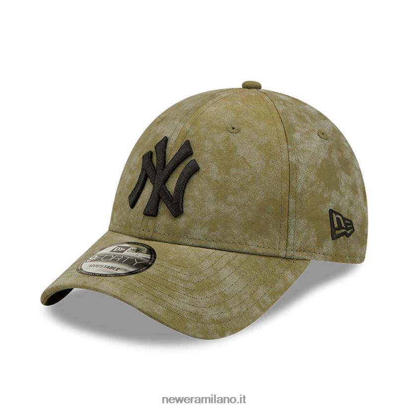 New Era Z282J21606 New York Yankees Womens Tie Dye Khaki 9forty berretto regolabile