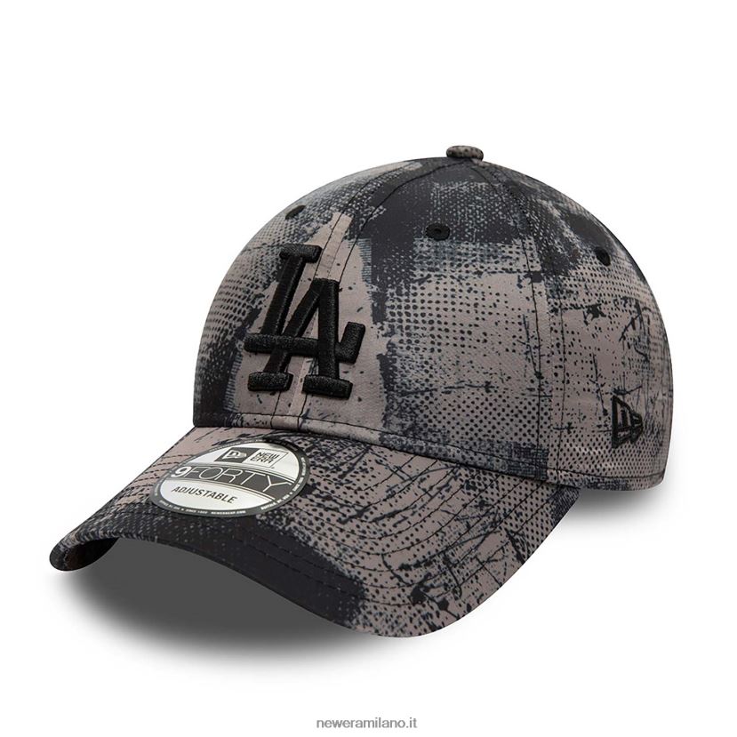 New Era Z282J21643 cappello regolabile 9forty nero con stampa la Dodgers