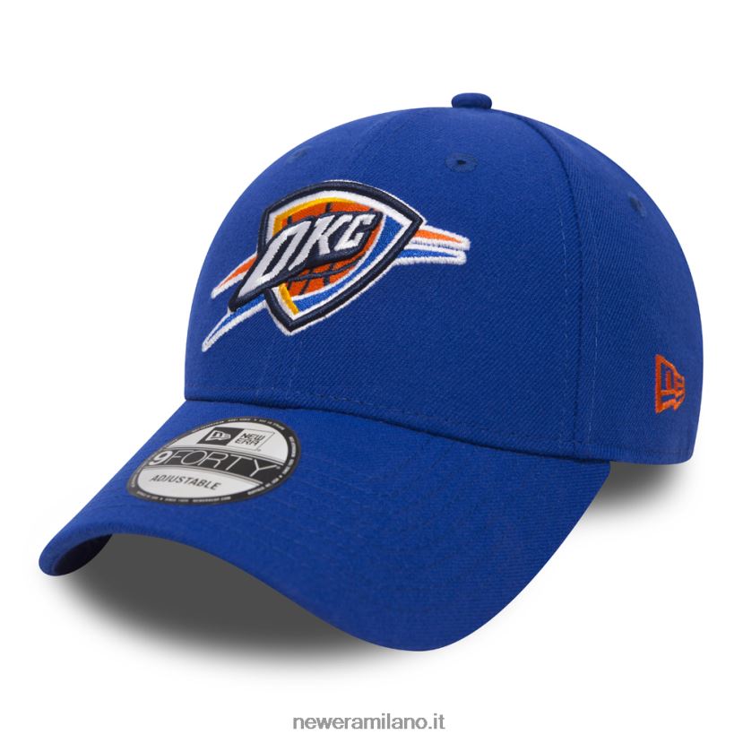 New Era Z282J21674 Oklahoma City tuona il cappellino blu 9forty della lega