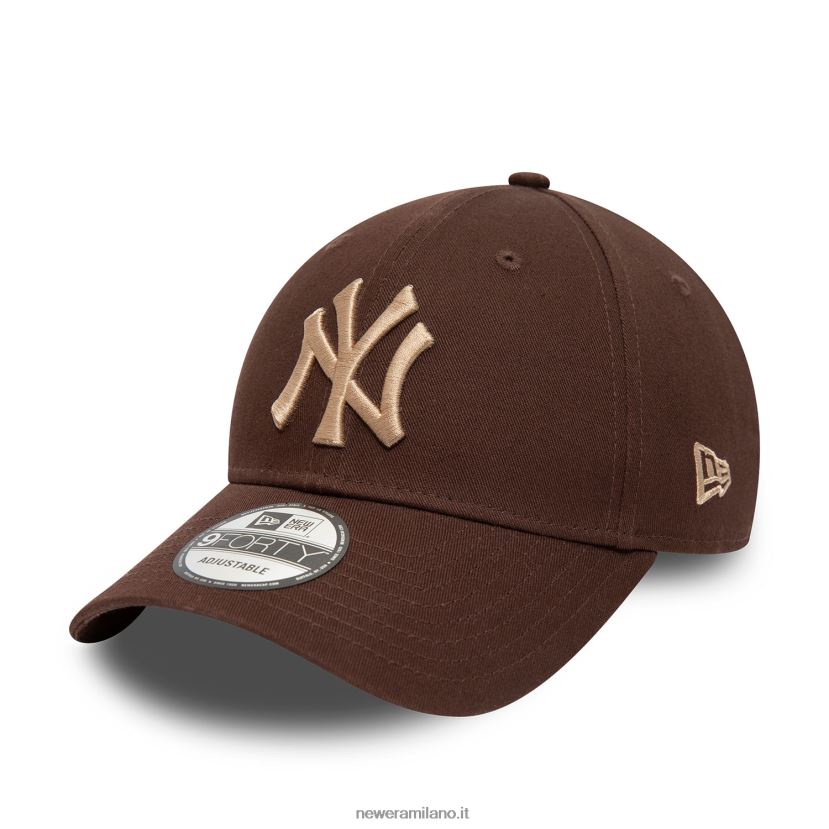 New Era Z282J21749 cappellino regolabile 9forty marrone stagionale dei new york yankees