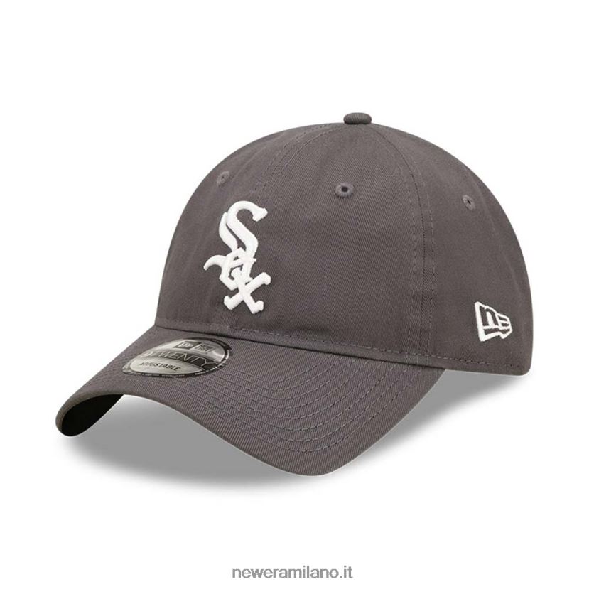 New Era Z282J22247 Cappellino regolabile Chicago White Sox League Essential 9twenty grigio