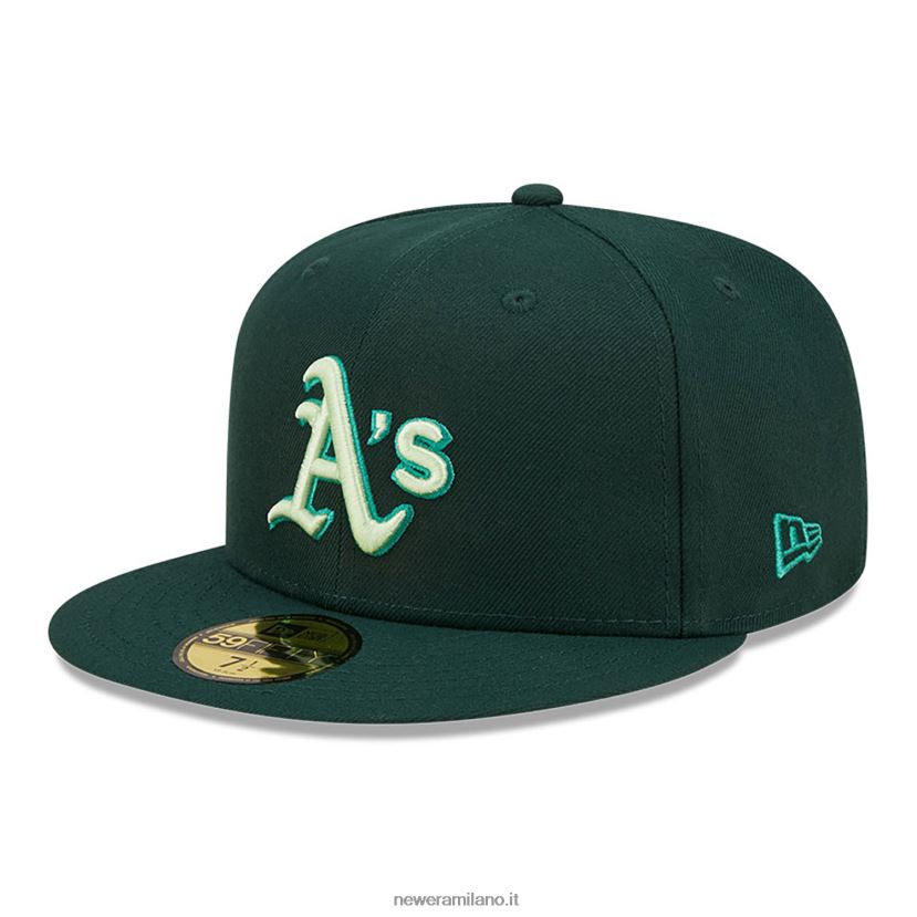 New Era Z282J2943 cappellino Oakland Athletics monocamo 59fifty verde
